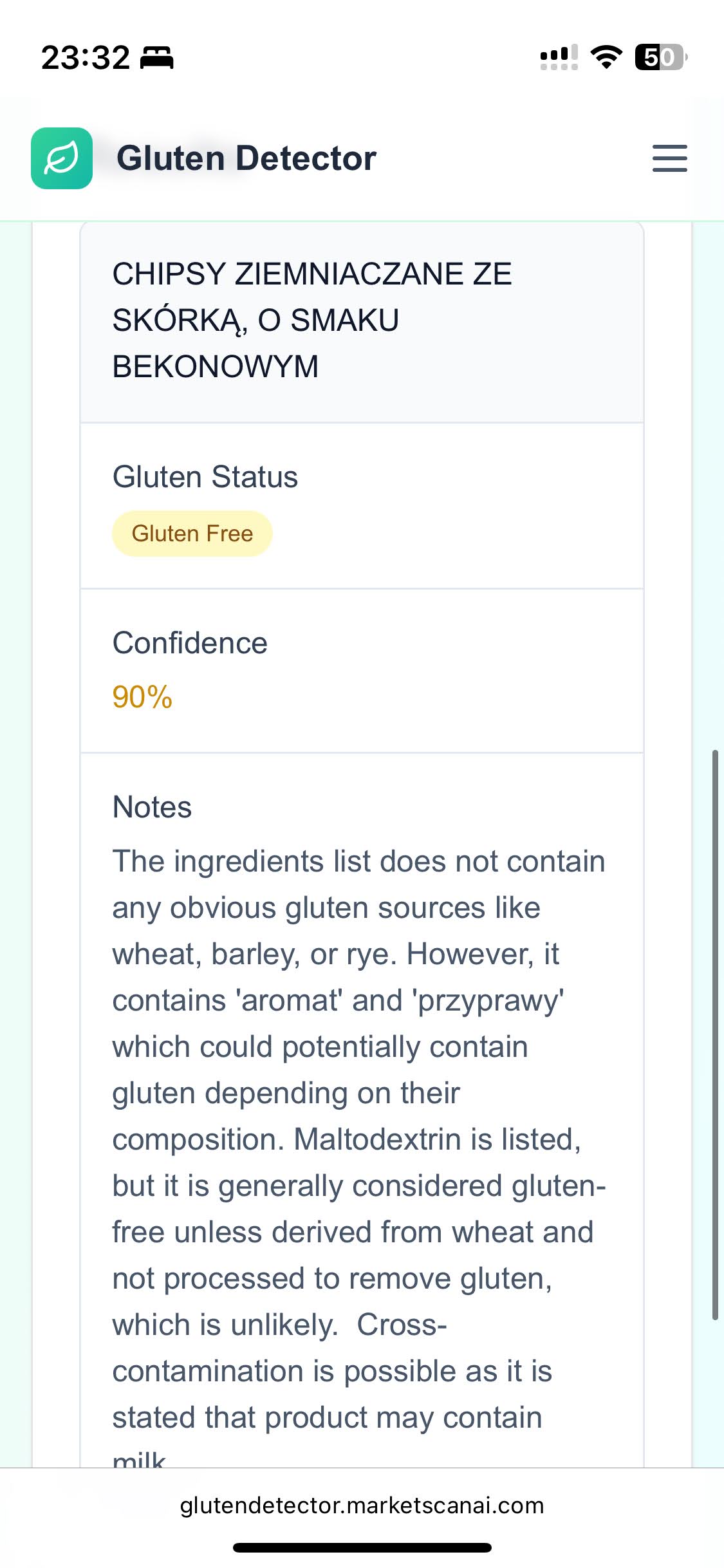 Breakfast cereal ingredient list
